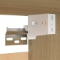 vidaXL Mobile TV Bianco e Rovere Sonoma 30,5x30x60 cm in Truciolato vidaXL Mobile TV Bianco e Rovere Sonoma 30,5x30x60 cm in Truciolato