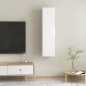 vidaXL Mobili TV Bianco Lucido 2 pz 30,5x30x60 cm in Truciolato vidaXL Mobili TV Bianco Lucido 2 pz 30,5x30x60 cm in Truciolato