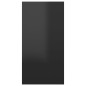 vidaXL Mobile TV Nero Lucido 30,5x30x60 cm in Truciolato vidaXL Mobile TV Nero Lucido 30,5x30x60 cm in Truciolato