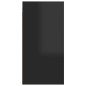 vidaXL Mobile TV Nero Lucido 30,5x30x60 cm in Truciolato vidaXL Mobile TV Nero Lucido 30,5x30x60 cm in Truciolato