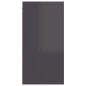 vidaXL Mobile TV Grigio Lucido 30,5x30x60 cm in Truciolato vidaXL Mobile TV Grigio Lucido 30,5x30x60 cm in Truciolato