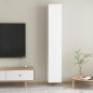 vidaXL Mobili TV Bianchi 2 pz 30,5x30x90 cm in Truciolato vidaXL Mobili TV Bianchi 2 pz 30,5x30x90 cm in Truciolato