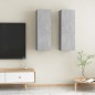 vidaXL Mobili TV Grigio Cemento 2 pz 30,5x30x90 cm in Truciolato vidaXL Mobili TV Grigio Cemento 2 pz 30,5x30x90 cm in Truciolato