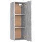 vidaXL Mobili TV Grigio Cemento 2 pz 30,5x30x90 cm in Truciolato vidaXL Mobili TV Grigio Cemento 2 pz 30,5x30x90 cm in Truciolato