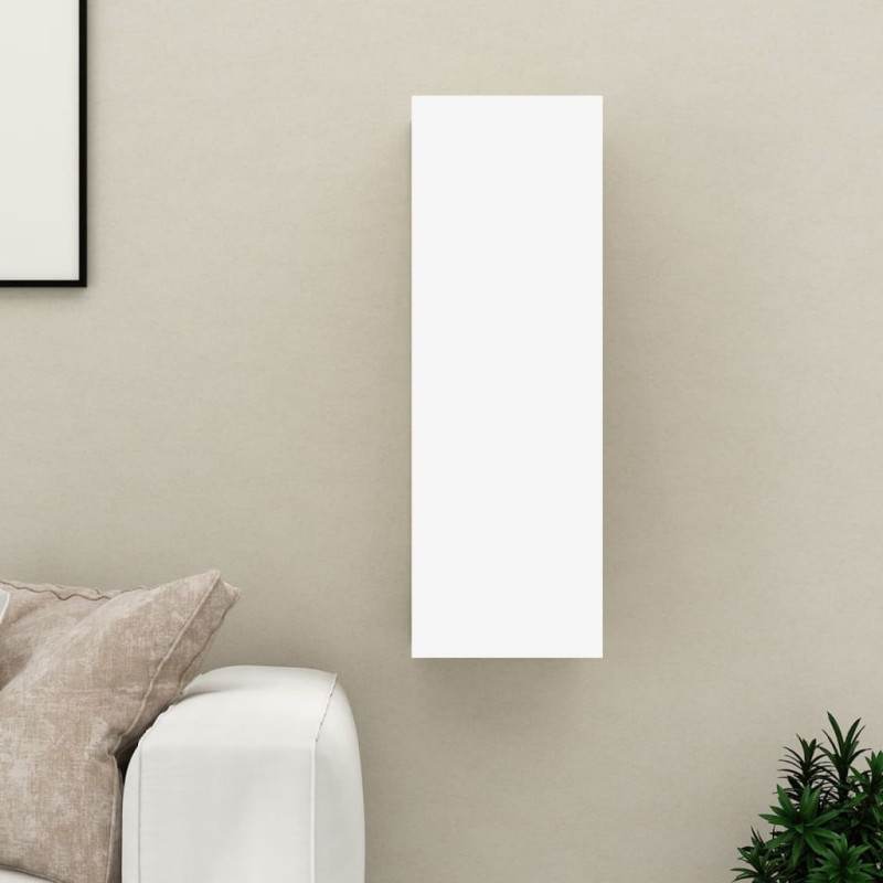 vidaXL Mobile TV Bianco e Rovere Sonoma 30,5x30x90 cm in Truciolato vidaXL Mobile TV Bianco e Rovere Sonoma 30,5x30x90 cm in Truciolato