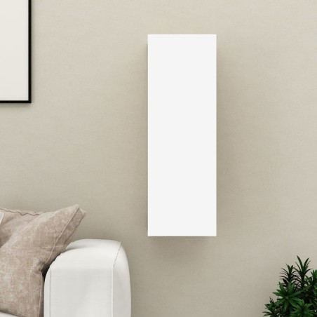 vidaXL Mobile TV Bianco e Rovere Sonoma 30,5x30x90 cm in Truciolato