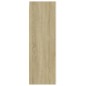 vidaXL Mobile TV Bianco e Rovere Sonoma 30,5x30x90 cm in Truciolato vidaXL Mobile TV Bianco e Rovere Sonoma 30,5x30x90 cm in Truciolato