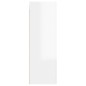 vidaXL Mobile TV Bianco Lucido 30,5x30x90 cm in Truciolato vidaXL Mobile TV Bianco Lucido 30,5x30x90 cm in Truciolato