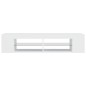vidaXL Mobile Porta TV con Luci LED Bianco 135x39x30 cm