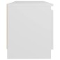 vidaXL Mobile Porta TV con Luci LED Bianco 120x30x35,5 cm vidaXL Mobile Porta TV con Luci LED Bianco 120x30x35,5 cm