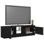 vidaXL Mobile Porta TV con Luci LED Nero 120x30x35,5 cm vidaXL Mobile Porta TV con Luci LED Nero 120x30x35,5 cm