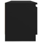 vidaXL Mobile Porta TV con Luci LED Nero 120x30x35,5 cm vidaXL Mobile Porta TV con Luci LED Nero 120x30x35,5 cm