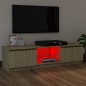 vidaXL Mobile Porta TV con Luci LED Rovere Sonoma 120x30x35,5 cm vidaXL Mobile Porta TV con Luci LED Rovere Sonoma 120x30x35,5 cm