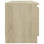 vidaXL Mobile Porta TV con Luci LED Rovere Sonoma 120x30x35,5 cm vidaXL Mobile Porta TV con Luci LED Rovere Sonoma 120x30x35,5 cm