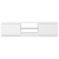 vidaXL Mobile Porta TV con Luci LED Bianco 140x40x35,5 cm vidaXL Mobile Porta TV con Luci LED Bianco 140x40x35,5 cm
