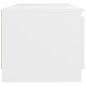 vidaXL Mobile Porta TV con Luci LED Bianco 140x40x35,5 cm vidaXL Mobile Porta TV con Luci LED Bianco 140x40x35,5 cm