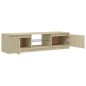 vidaXL Mobile Porta TV con Luci LED Rovere Sonoma 140x40x35,5 cm vidaXL Mobile Porta TV con Luci LED Rovere Sonoma 140x40x35,5 cm