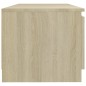 vidaXL Mobile Porta TV con Luci LED Rovere Sonoma 140x40x35,5 cm vidaXL Mobile Porta TV con Luci LED Rovere Sonoma 140x40x35,5 cm