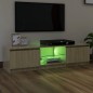 vidaXL Mobile Porta TV con Luci LED Rovere Sonoma 140x40x35,5 cm vidaXL Mobile Porta TV con Luci LED Rovere Sonoma 140x40x35,5 cm