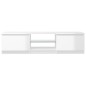 vidaXL Mobile Porta TV con Luci LED Bianco Lucido 140x40x35,5 cm vidaXL Mobile Porta TV con Luci LED Bianco Lucido 140x40x35,5 cm