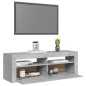 vidaXL Mobile Porta TV con Luci LED Grigio Cemento 120x35x40 cm vidaXL Mobile Porta TV con Luci LED Grigio Cemento 120x35x40 cm