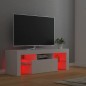 vidaXL Mobile Porta TV con Luci LED Bianco 120x35x40 cm vidaXL Mobile Porta TV con Luci LED Bianco 120x35x40 cm