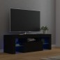 vidaXL Mobile Porta TV con Luci LED Nero 120x35x40 cm vidaXL Mobile Porta TV con Luci LED Nero 120x35x40 cm