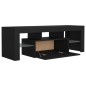 vidaXL Mobile Porta TV con Luci LED Nero 120x35x40 cm vidaXL Mobile Porta TV con Luci LED Nero 120x35x40 cm