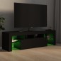 vidaXL Mobile Porta TV con Luci LED Nero 140x36,5x40 cm vidaXL Mobile Porta TV con Luci LED Nero 140x36,5x40 cm