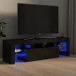 vidaXL Mobile Porta TV con Luci LED Nero Lucido 140x36,5x40 cm vidaXL Mobile Porta TV con Luci LED Nero Lucido 140x36,5x40 cm