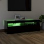 vidaXL Mobile Porta TV con Luci LED Nero 120x35x40 cm vidaXL Mobile Porta TV con Luci LED Nero 120x35x40 cm