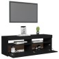 vidaXL Mobile Porta TV con Luci LED Nero 120x35x40 cm vidaXL Mobile Porta TV con Luci LED Nero 120x35x40 cm