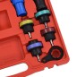 Tester di Pressione Sistemi di Raffreddamento e Radiatori 18 pz Tester di Pressione Sistemi di Raffreddamento e Radiatori 18 pz