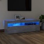 vidaXL Mobile Porta TV con Luci LED Grigio Cemento 120x35x40 cm vidaXL Mobile Porta TV con Luci LED Grigio Cemento 120x35x40 cm