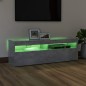 vidaXL Mobile Porta TV con Luci LED Grigio Cemento 120x35x40 cm vidaXL Mobile Porta TV con Luci LED Grigio Cemento 120x35x40 cm