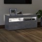 vidaXL Mobile Porta TV con Luci LED Grigio Cemento 90x35x40 cm vidaXL Mobile Porta TV con Luci LED Grigio Cemento 90x35x40 cm