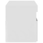 vidaXL Mobile Porta TV con Luci LED Bianco 75x35x40 cm vidaXL Mobile Porta TV con Luci LED Bianco 75x35x40 cm