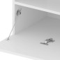 vidaXL Mobili Porta TV con Luci LED 2 pz Bianco 75x35x40 cm vidaXL Mobili Porta TV con Luci LED 2 pz Bianco 75x35x40 cm