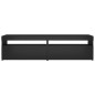 vidaXL Mobili Porta TV con Luci LED 2 pz Nero 75x35x40 cm