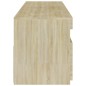 vidaXL Mobili Porta TV con Luci LED 2 pz Rovere Sonoma 75x35x40 cm vidaXL Mobili Porta TV con Luci LED 2 pz Rovere Sonoma 75x35x40 cm