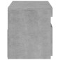 vidaXL Mobile Porta TV con Luci LED Grigio Cemento 75x35x40 cm vidaXL Mobile Porta TV con Luci LED Grigio Cemento 75x35x40 cm