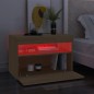 vidaXL Mobili Porta TV con LED 2 pz Rovere Sonoma 60x35x40 cm vidaXL Mobili Porta TV con LED 2 pz Rovere Sonoma 60x35x40 cm