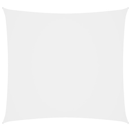 Parasole a Vela in Tela Oxford Quadrata 6x6 m Bianco