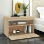 vidaXL Mobili Porta TV con LED 2 pz Rovere Sonoma 60x35x40 cm vidaXL Mobili Porta TV con LED 2 pz Rovere Sonoma 60x35x40 cm