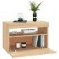 vidaXL Mobili Porta TV con LED 2 pz Rovere Sonoma 60x35x40 cm vidaXL Mobili Porta TV con LED 2 pz Rovere Sonoma 60x35x40 cm