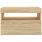 vidaXL Mobili Porta TV con LED 2 pz Rovere Sonoma 60x35x40 cm vidaXL Mobili Porta TV con LED 2 pz Rovere Sonoma 60x35x40 cm