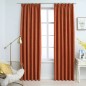 Tende Oscuranti con Ganci 2 pz Ruggine 140x245 cm Tende Oscuranti con Ganci 2 pz Ruggine 140x245 cm