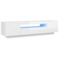 vidaXL Mobile Porta TV con Luci LED Bianco Lucido 160x35x40 cm vidaXL Mobile Porta TV con Luci LED Bianco Lucido 160x35x40 cm