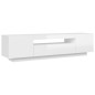vidaXL Mobile Porta TV con Luci LED Bianco Lucido 160x35x40 cm vidaXL Mobile Porta TV con Luci LED Bianco Lucido 160x35x40 cm