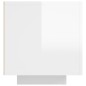 vidaXL Mobile Porta TV con Luci LED Bianco Lucido 160x35x40 cm vidaXL Mobile Porta TV con Luci LED Bianco Lucido 160x35x40 cm